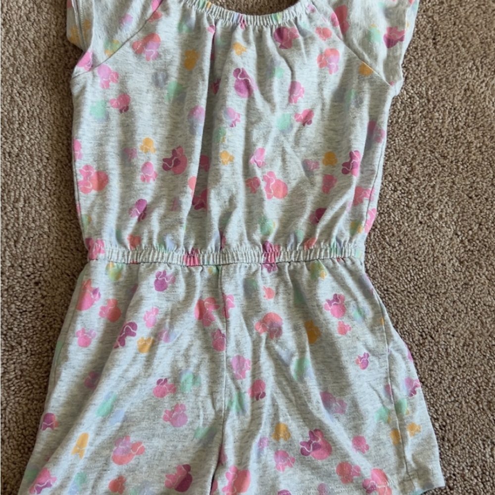 Disney Kids Casual Romper - Pink and Orange Floral